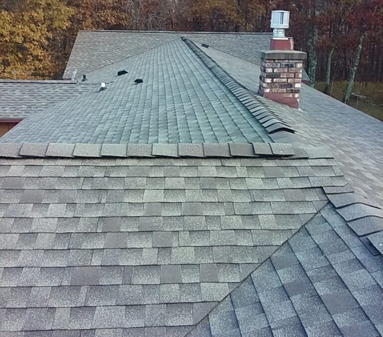 eco-friendly asphalt shingle roofing on a home in the Brainerd Lakes Area Jenkins