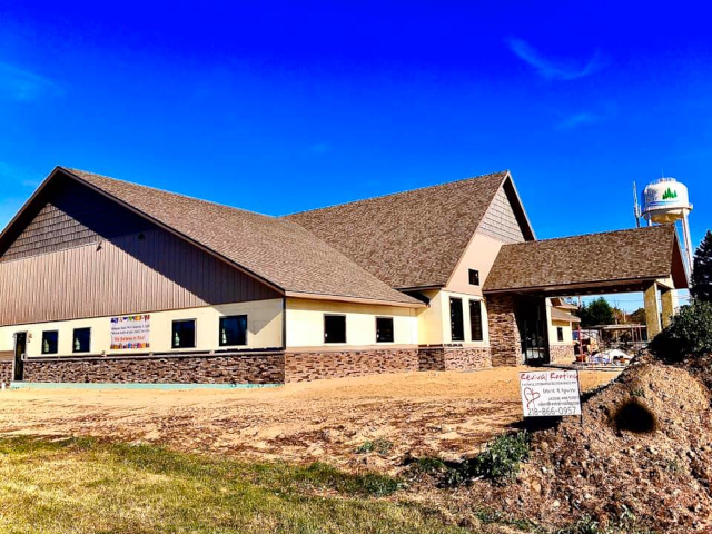 Church asphalt roofing job in Pine River MN