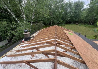 roof replacement decking repair before installing shingles